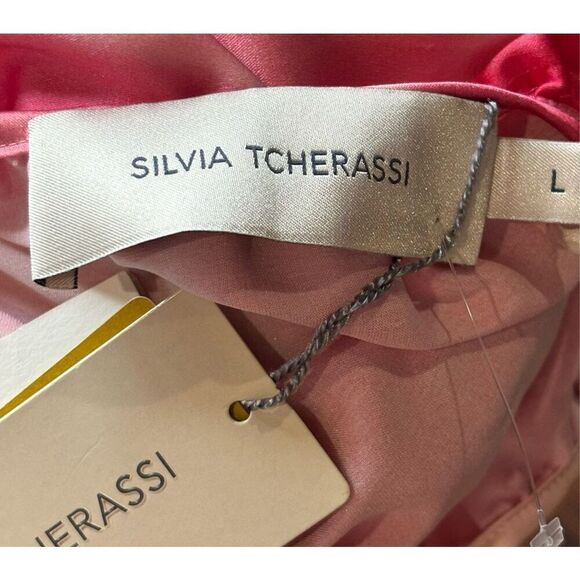 Silvia Tcherassi Dariella off-shoulder blouse NWT Size Large - Picture 8 of 10